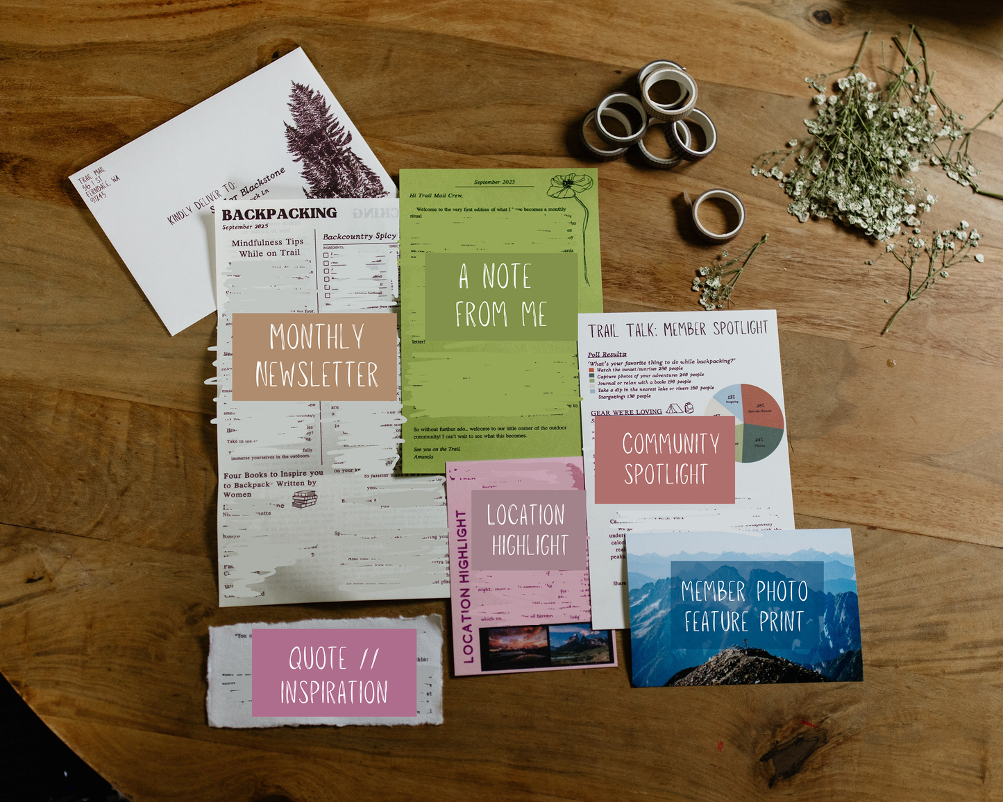 1 Year Trail Mail Club Subscription
