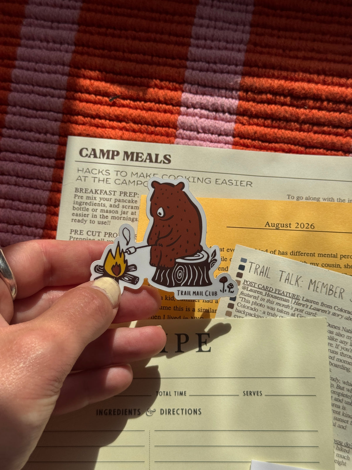 Camp Meals: August 2026 Archive